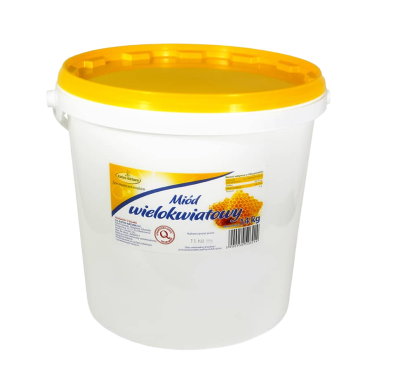 Miód wielokwiatowy wiadro 14kg HoReCa