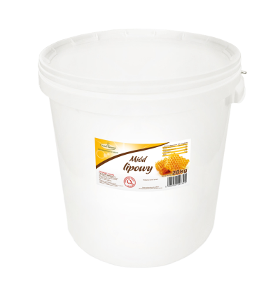 Miód lipowy wiadro 28kg HoReCa